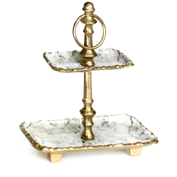 2 tier cake stand